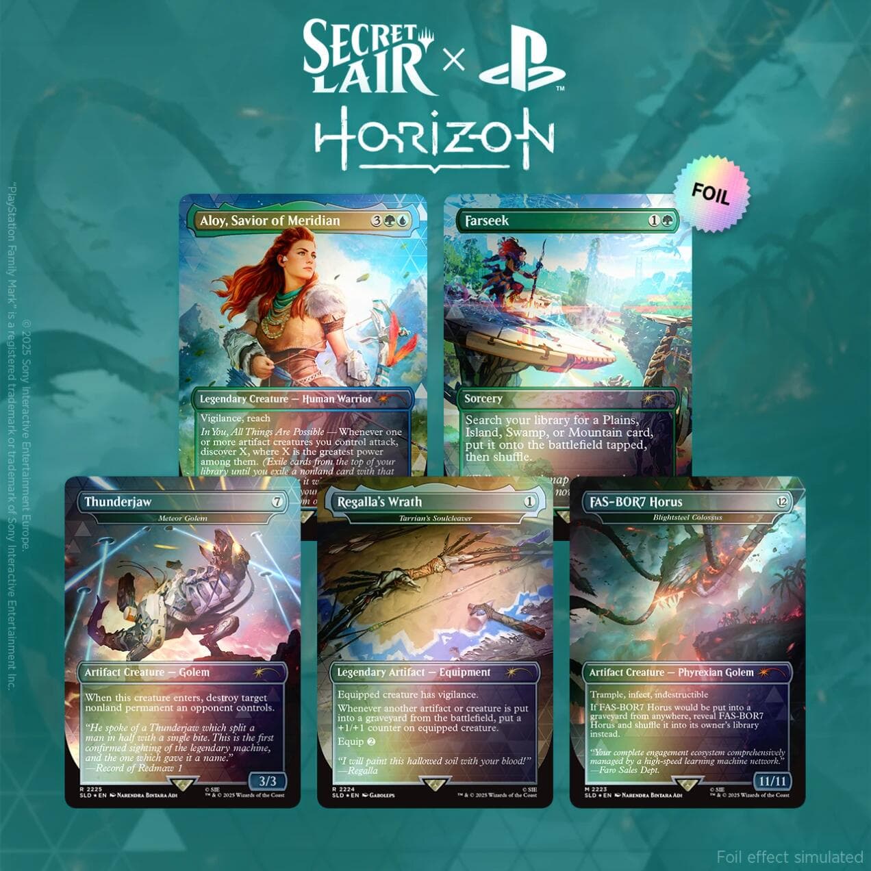 Secret Lair Drop Horizon Into the Forbidden West Foil