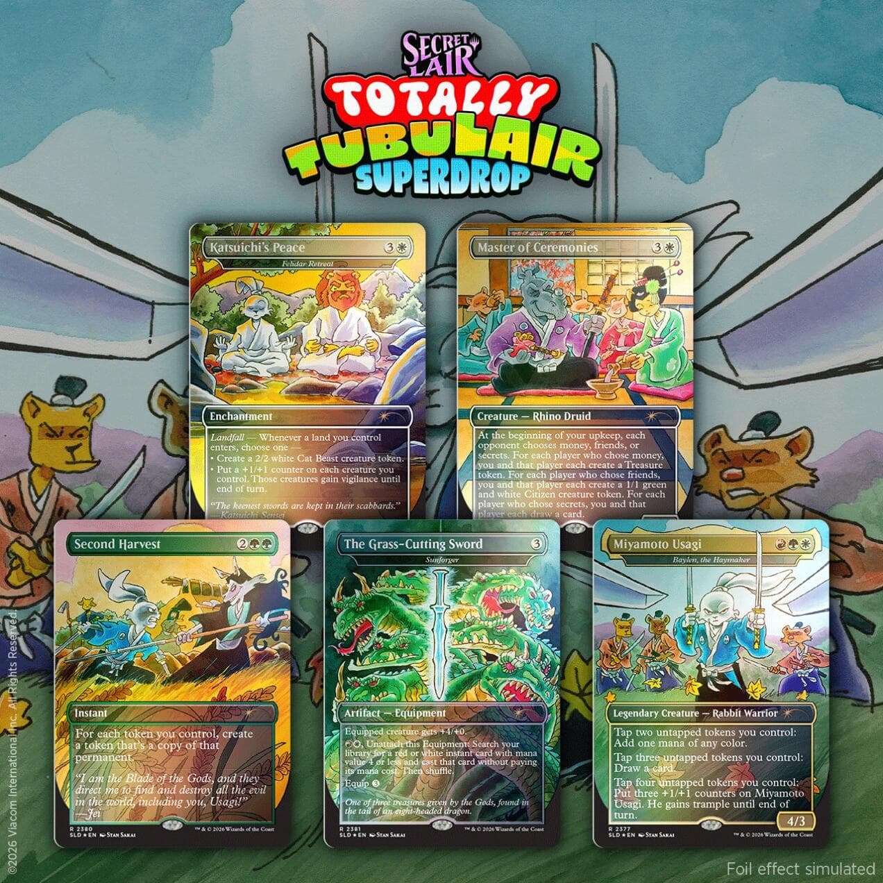 Secret Lair Drop Featuring Stan Sakai Foil