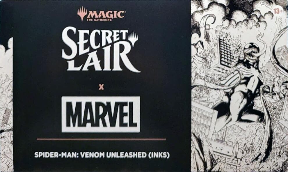 Secret Lair Drop Secret Lair x Marvels Spider-Man Venom Unleashed Inks