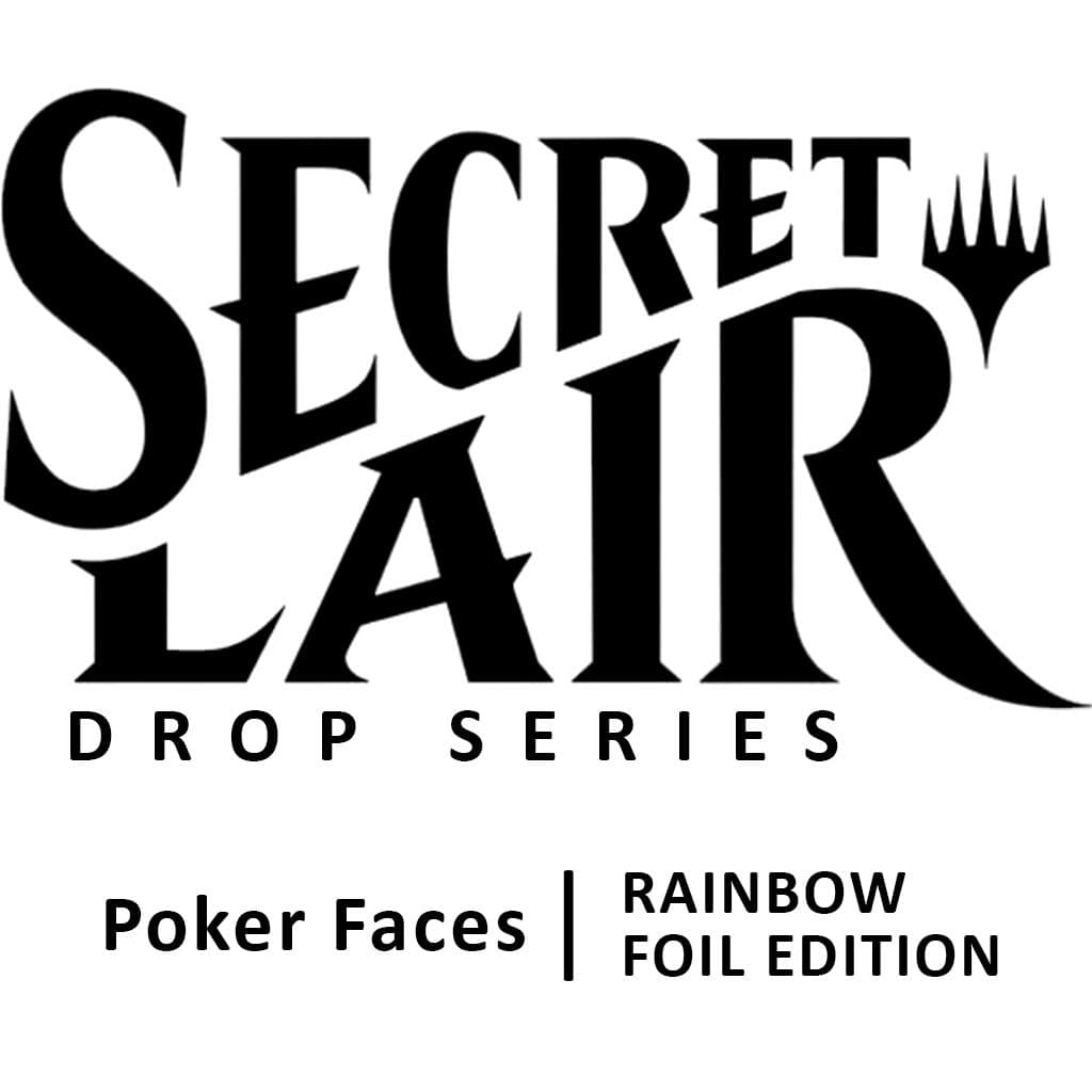 Secret Lair Drop Poker Faces Rainbow Foil
