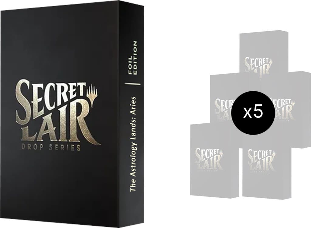 Secret Lair Bundle Astrology Lands Aries Foil