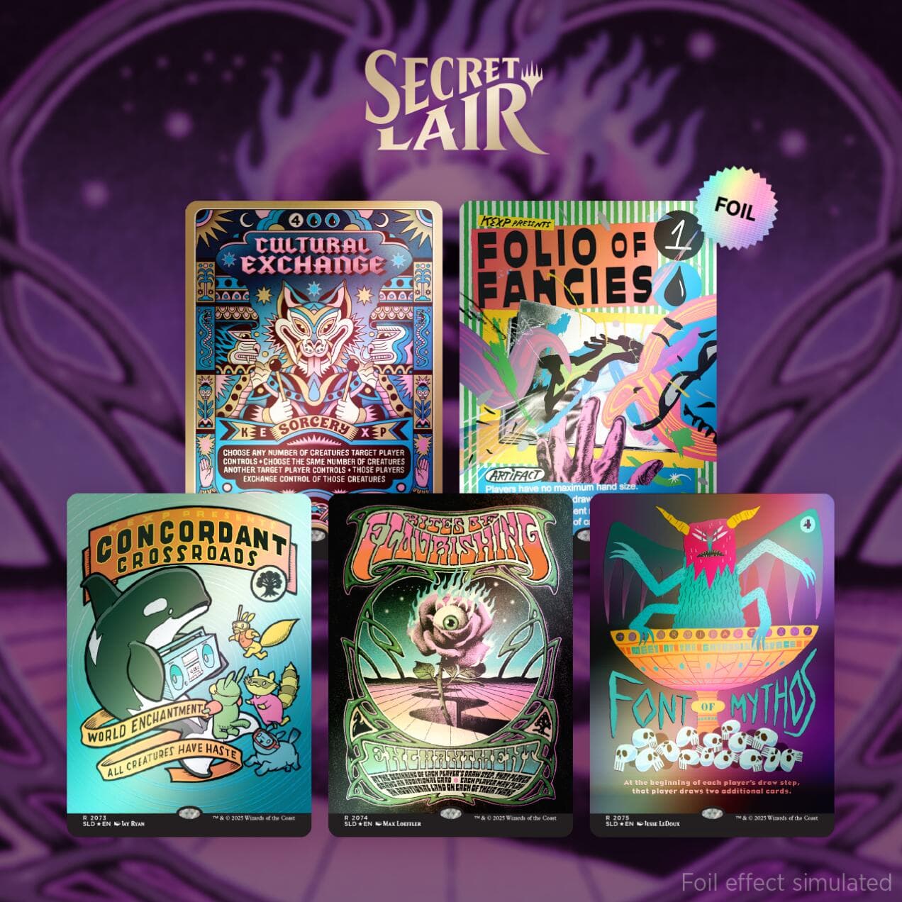 Secret Lair Drop Secret Lair x KEXP You Are Not Alone Rainbow Foil