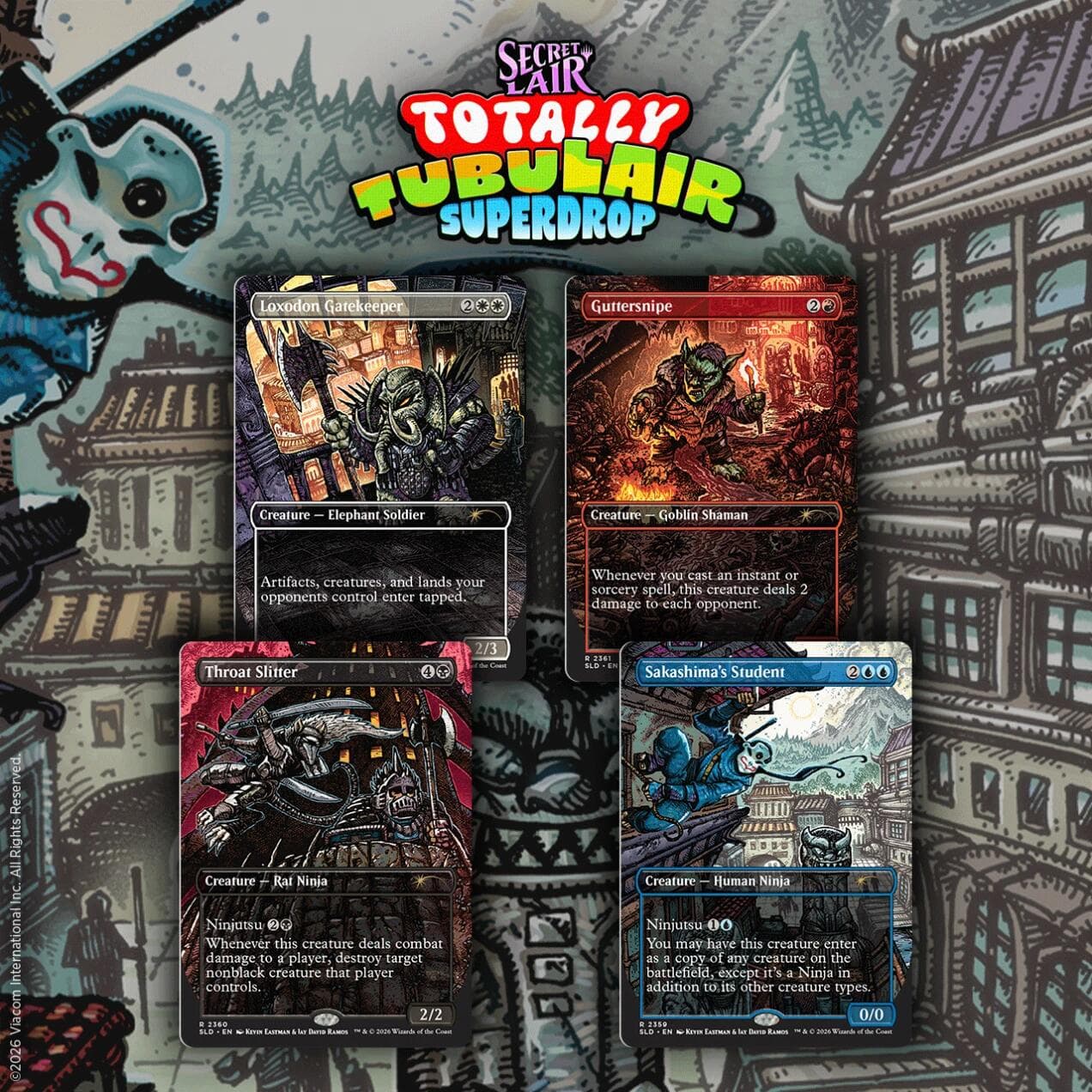 Secret Lair Drop Featuring Kevin Eastman (Colors)