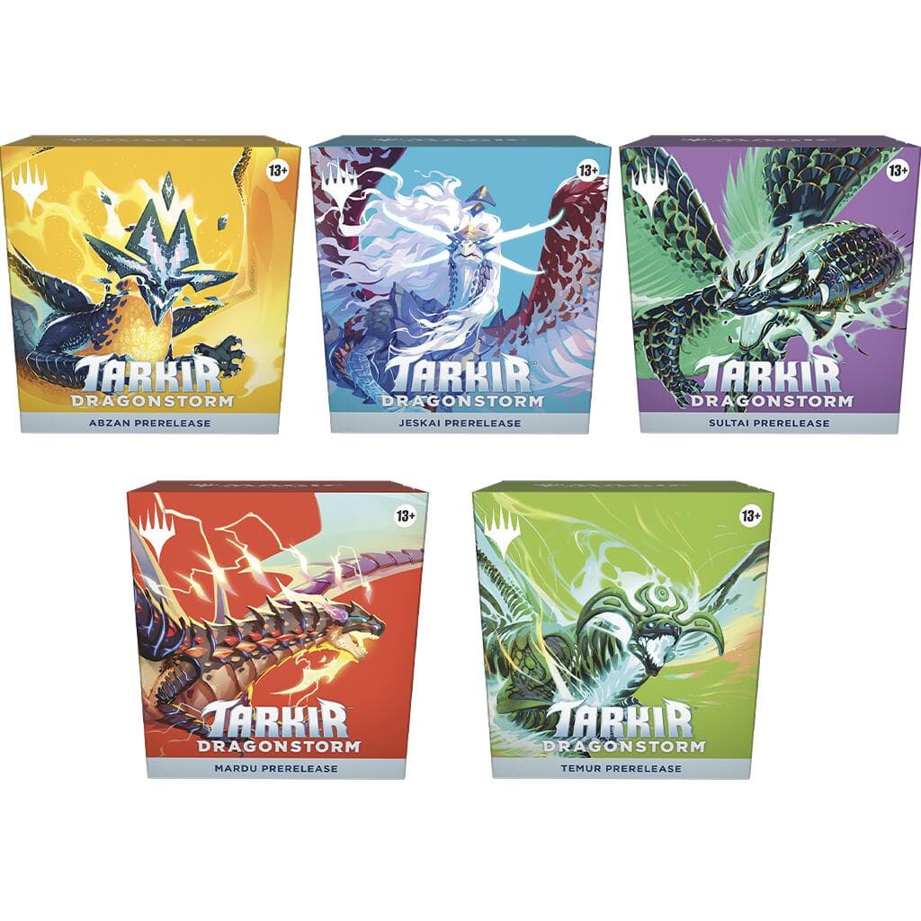 Tarkir Dragonstorm Prerelease Packs Set of 5