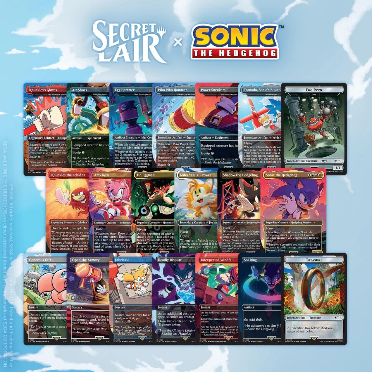 Secret Lair Bundle Secret Lair x Sonic the Hedgehog Superdrop Super Sonic Bundle Non Foil