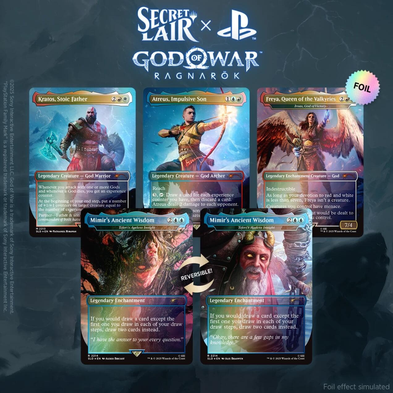 Secret Lair Drop God of War Norse Foil