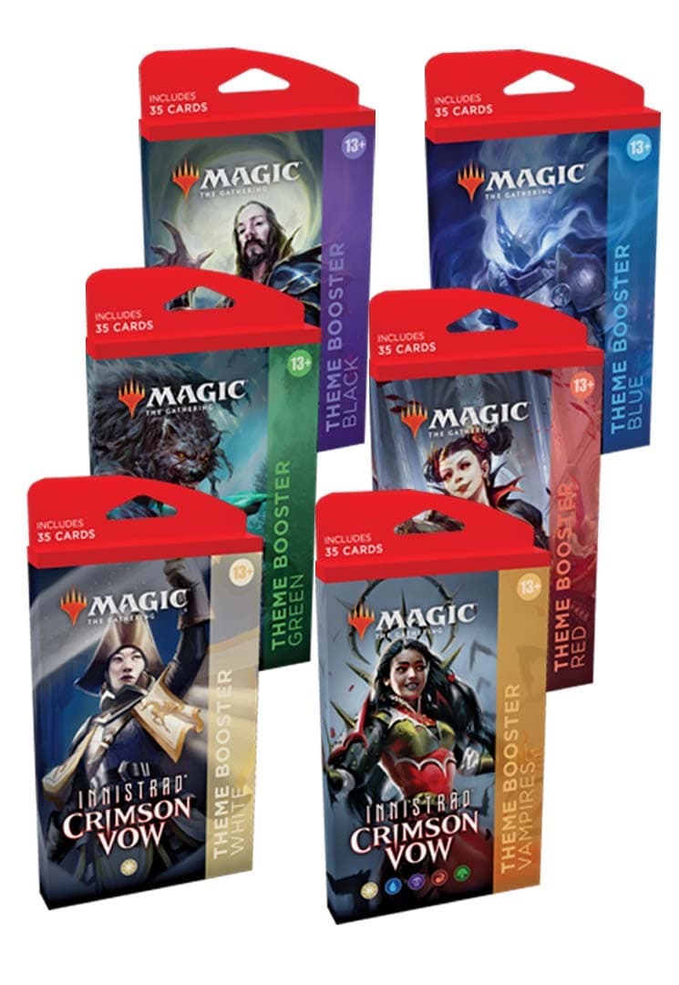Innistrad Crimson Vow Theme Booster Set of 6