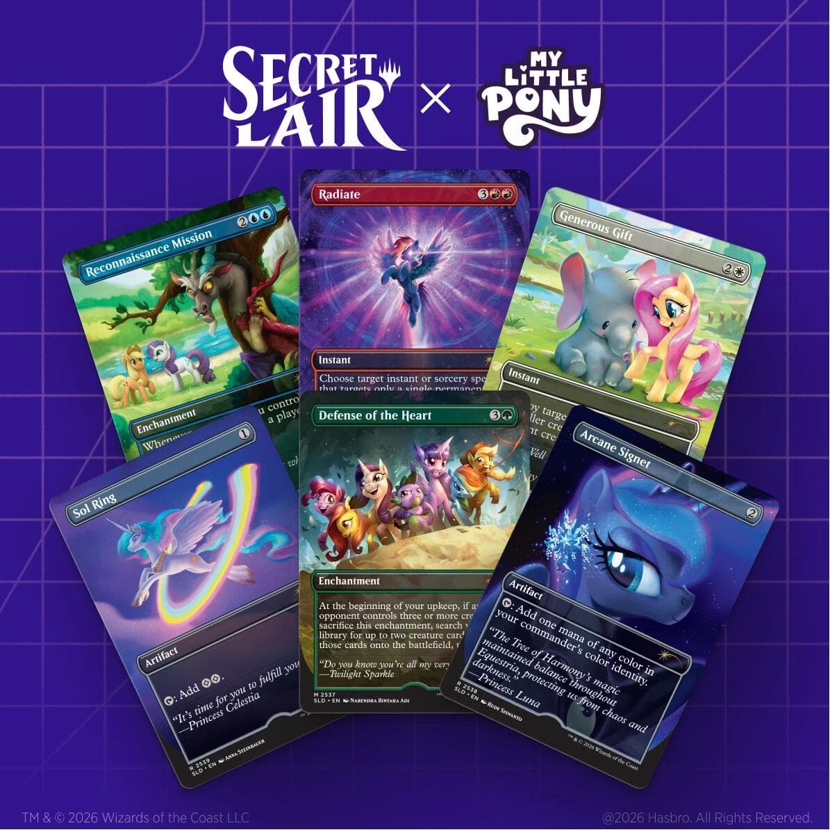 Secret Lair Drop My Little Pony Friendship is Magic