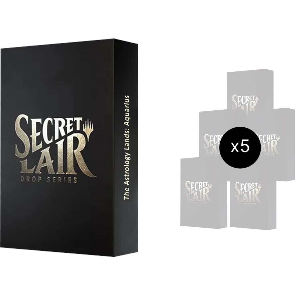 Secret Lair Bundle Astrology Lands Aquarius