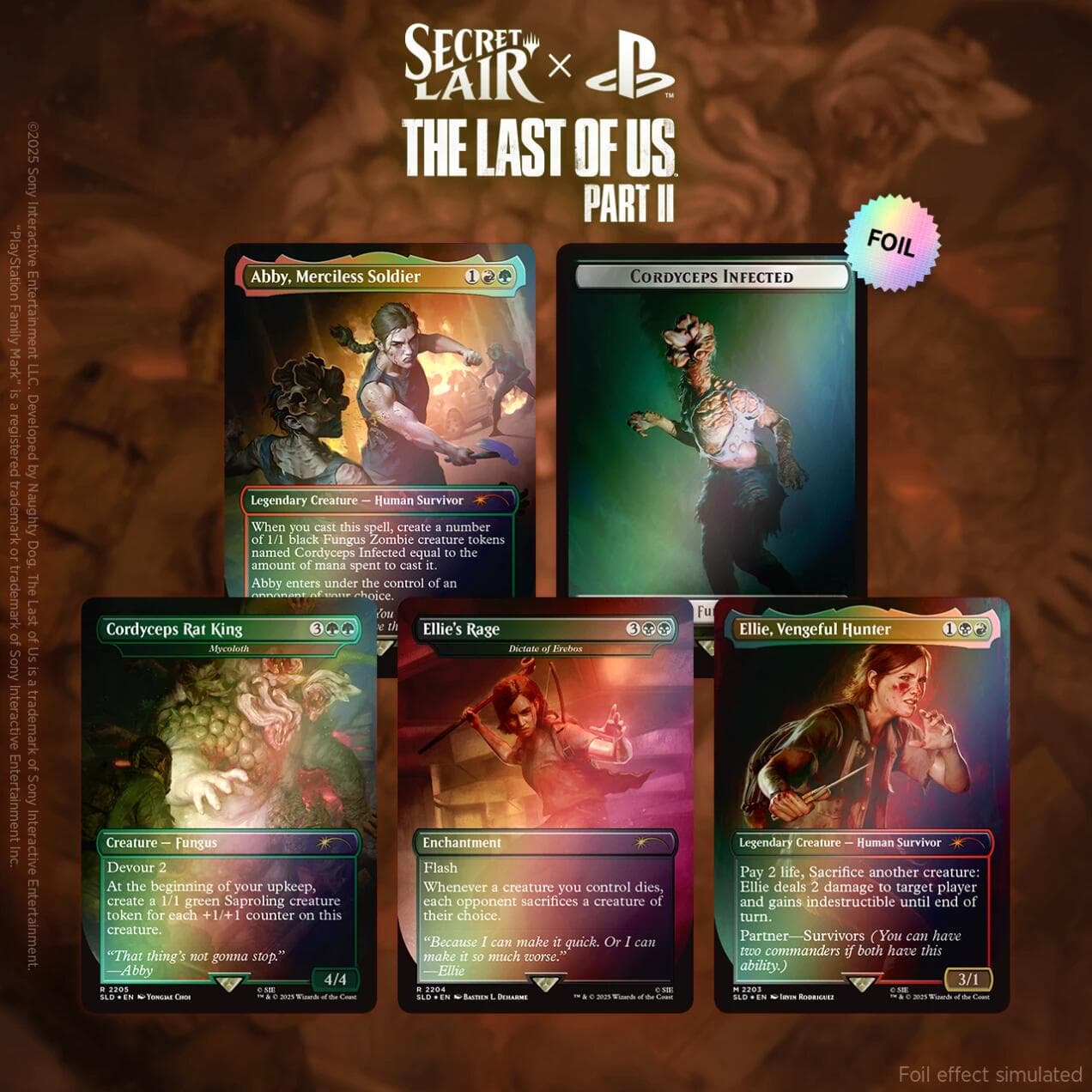Secret Lair Drop The Last of Us Part II Foil