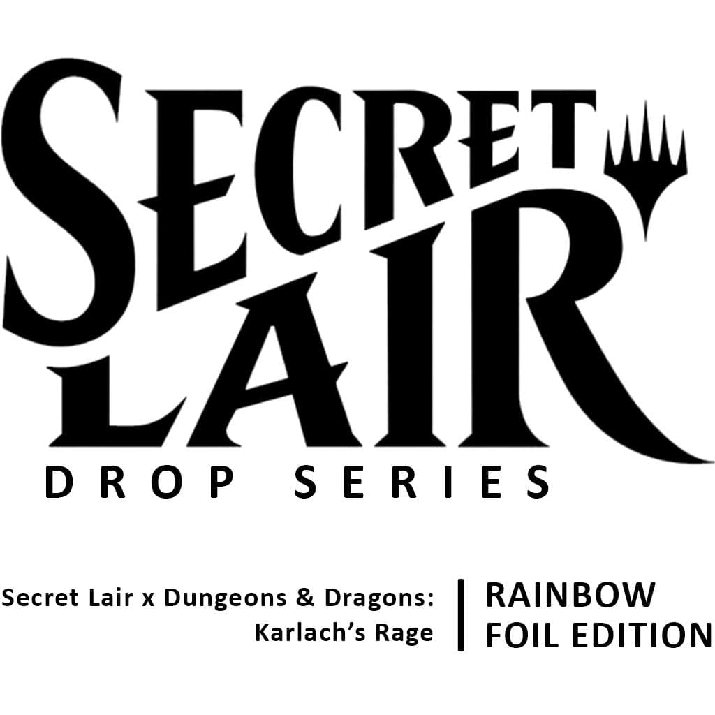Secret Lair Drop Secret Lair x Dungeons and Dragons Karlachs Rage Rainbow Foil